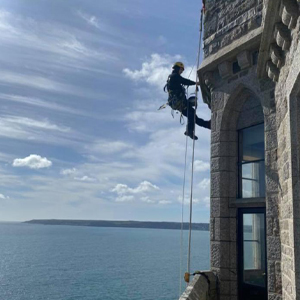 Dawson Steeplejacks working with Lightning Conductors